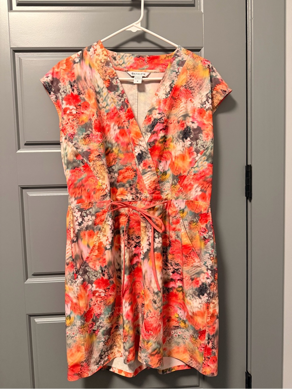 Athleta Marlow Romper “Renewed Bloom” Print MEDIUM